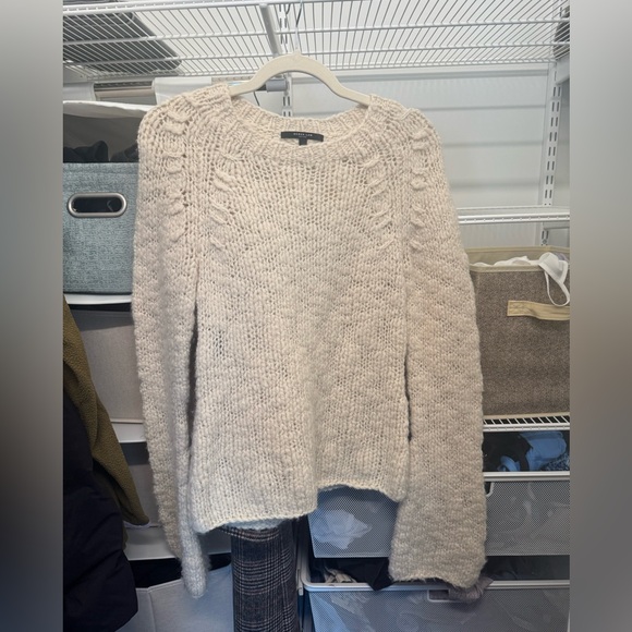 Derek Lam Women's Cream Knit Sweater 100% wool new without tag - Picture 7 of 11